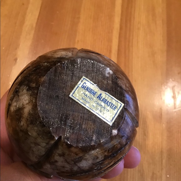 VINTAGE ALABASTER OWL MCM PAPERWEIGHT FIGURE-ITALY - Picture 6 of 11